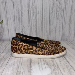Womens Size 10 Birdies Leopard Print Calf Hair Shoes